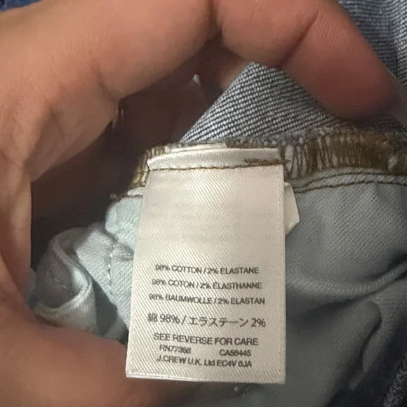 J. Crew Distressed Slim Broken In Boyfriend Ankle Jeans - Picture 3 of 4